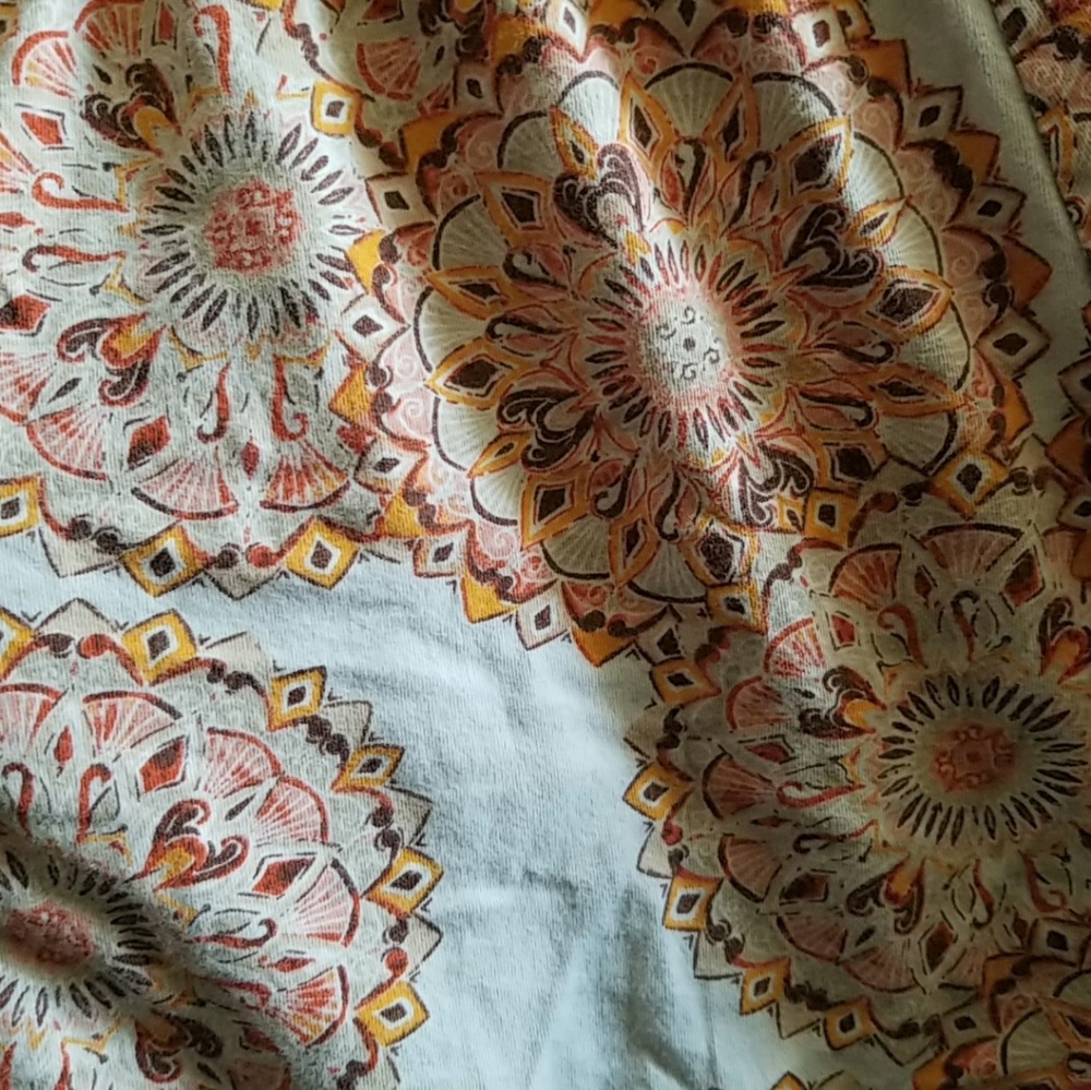 Mandala print shorts